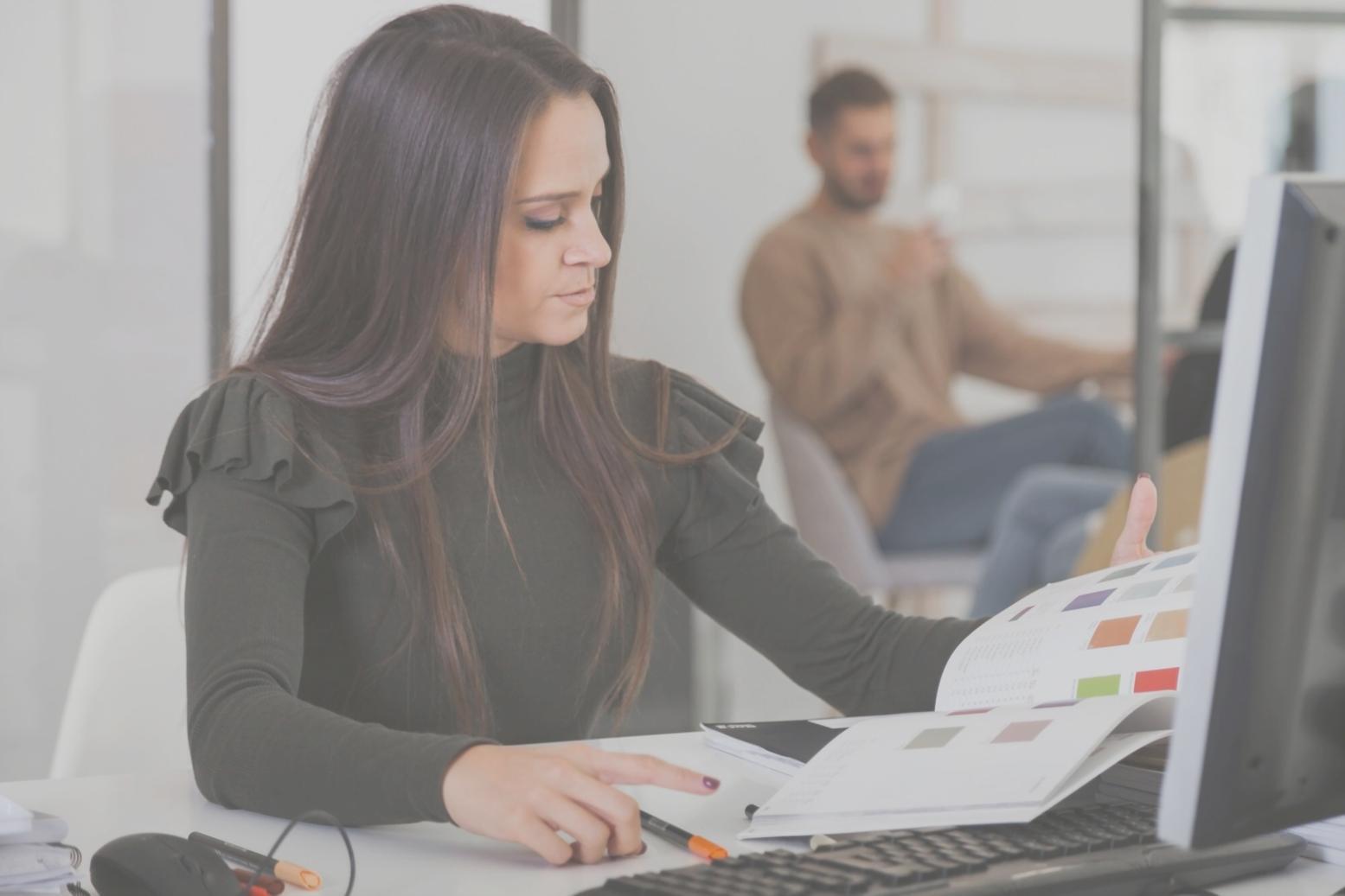 Students collaborating on game development projects